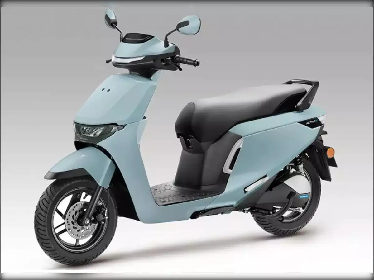 Honda Activa E electric scooter side view